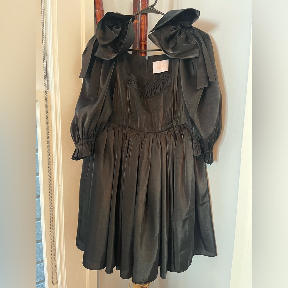 Selkie Black Mini Dress